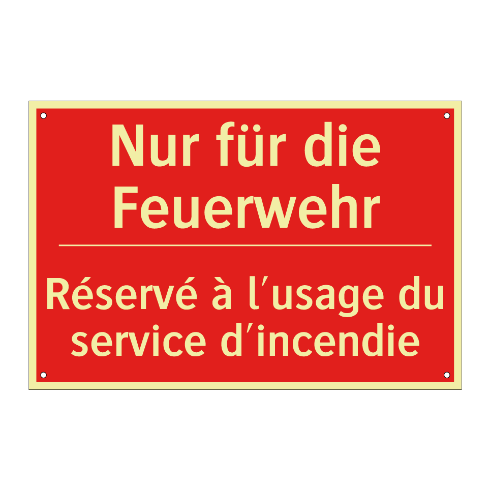 Nur für die Feuerwehr - Réservé à l'usage du service d'incendie /.../