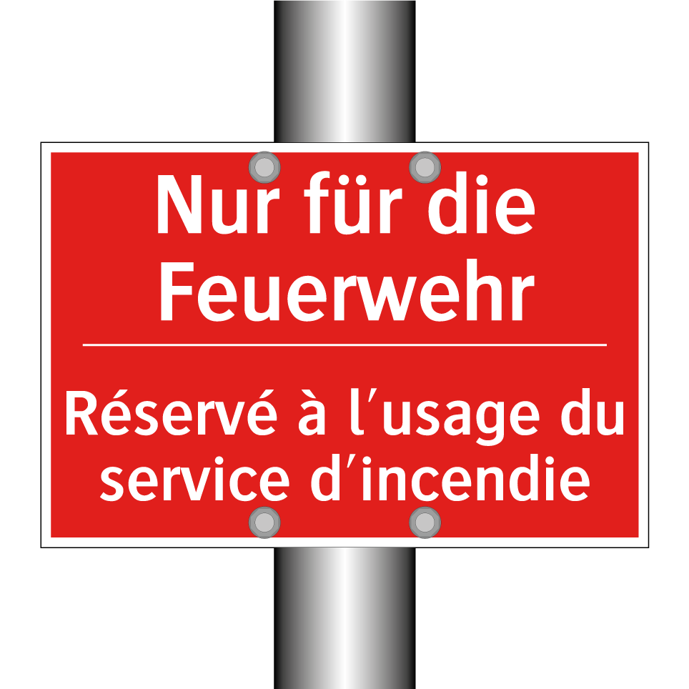 Nur für die Feuerwehr - Réservé à l'usage du service d'incendie /.../