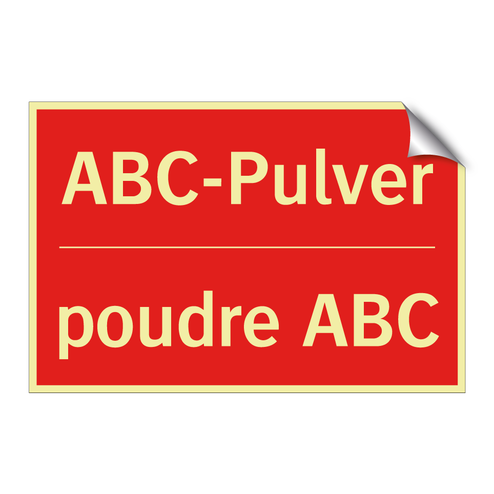 ABC-Pulver - poudre ABC
