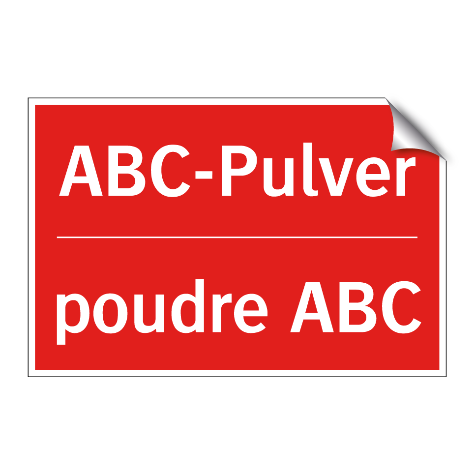 ABC-Pulver - poudre ABC