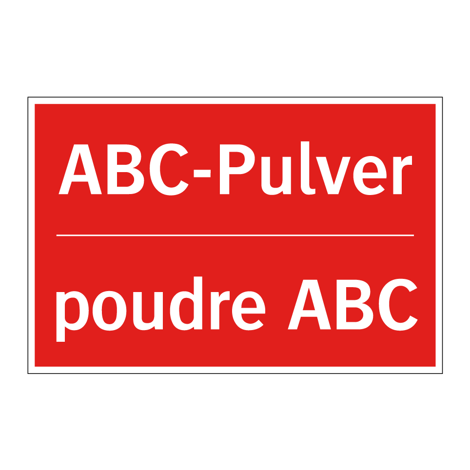 ABC-Pulver - poudre ABC