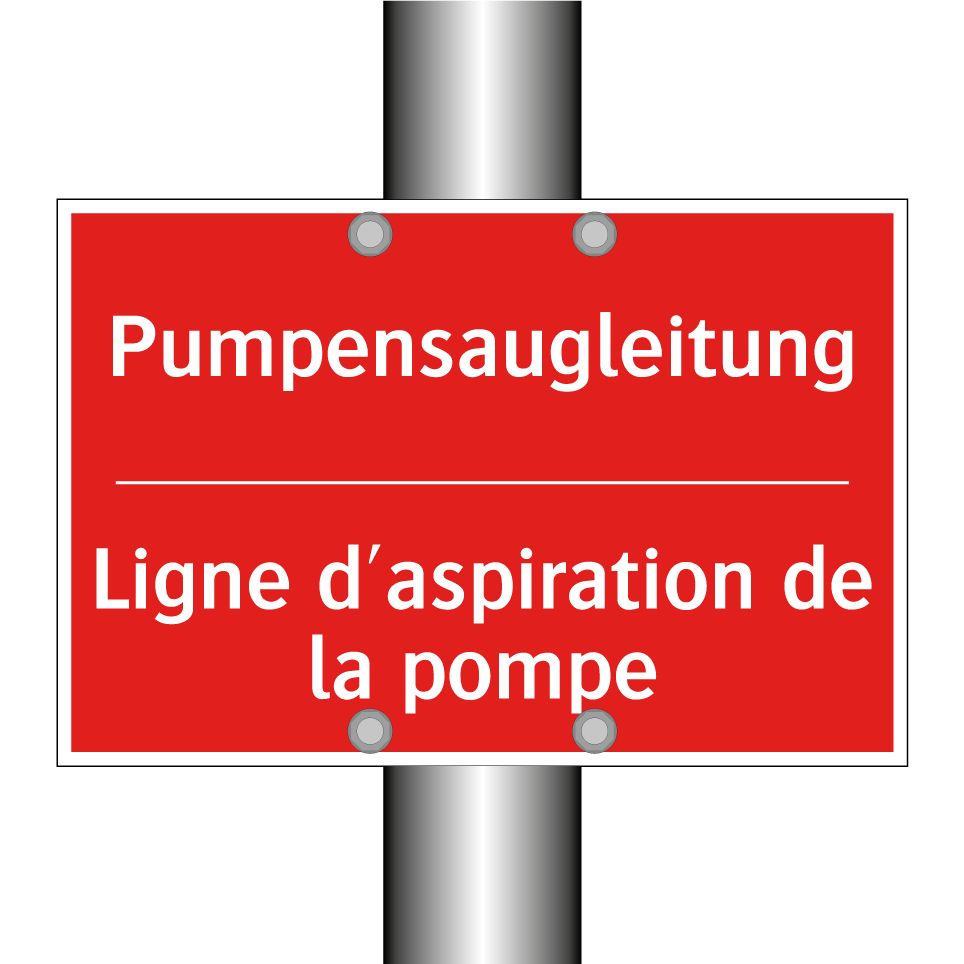 Pumpensaugleitung - Ligne d'aspiration de la pompe