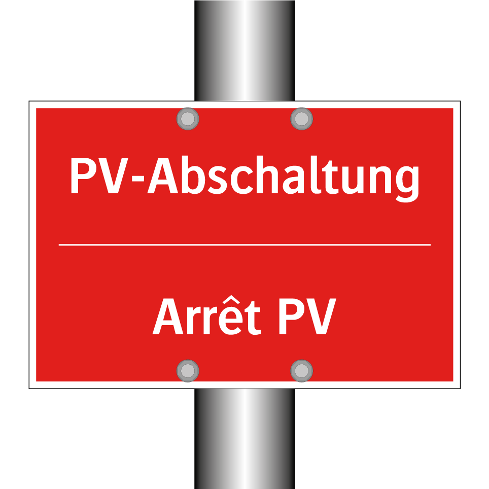 PV-Abschaltung - Arrêt PV