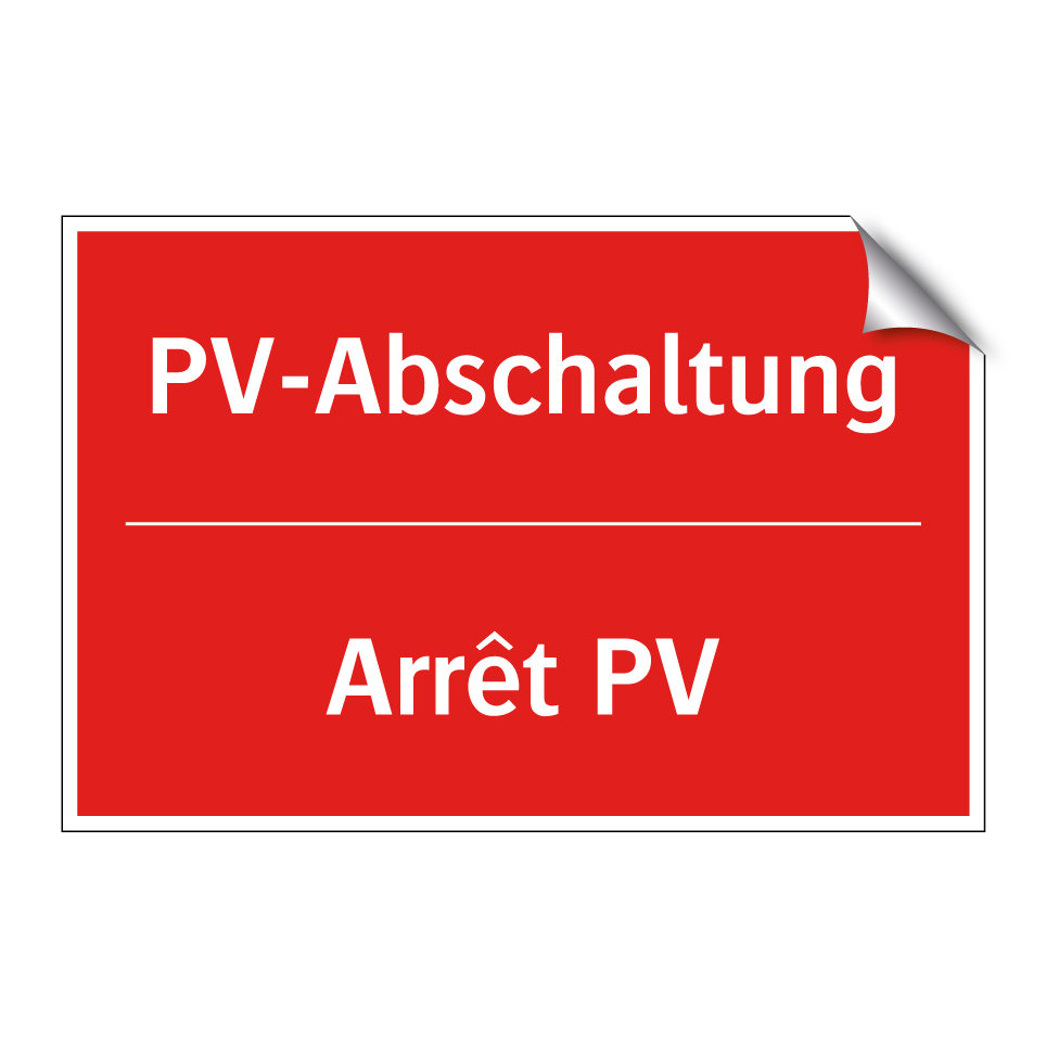 PV-Abschaltung - Arrêt PV