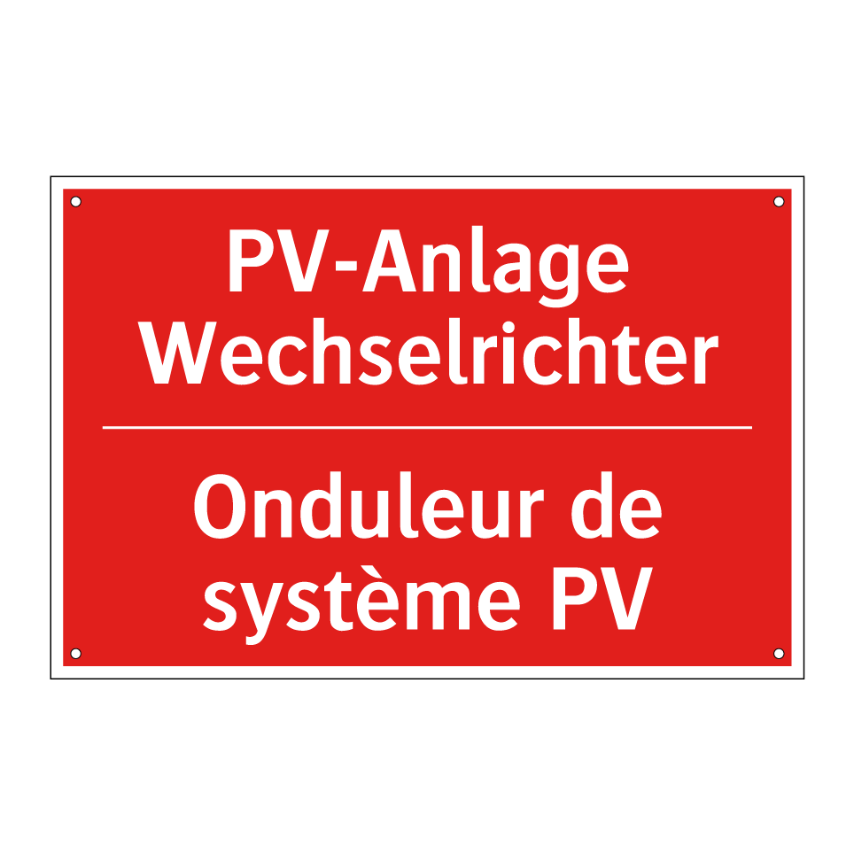 PV-Anlage Wechselrichter - Onduleur de système PV