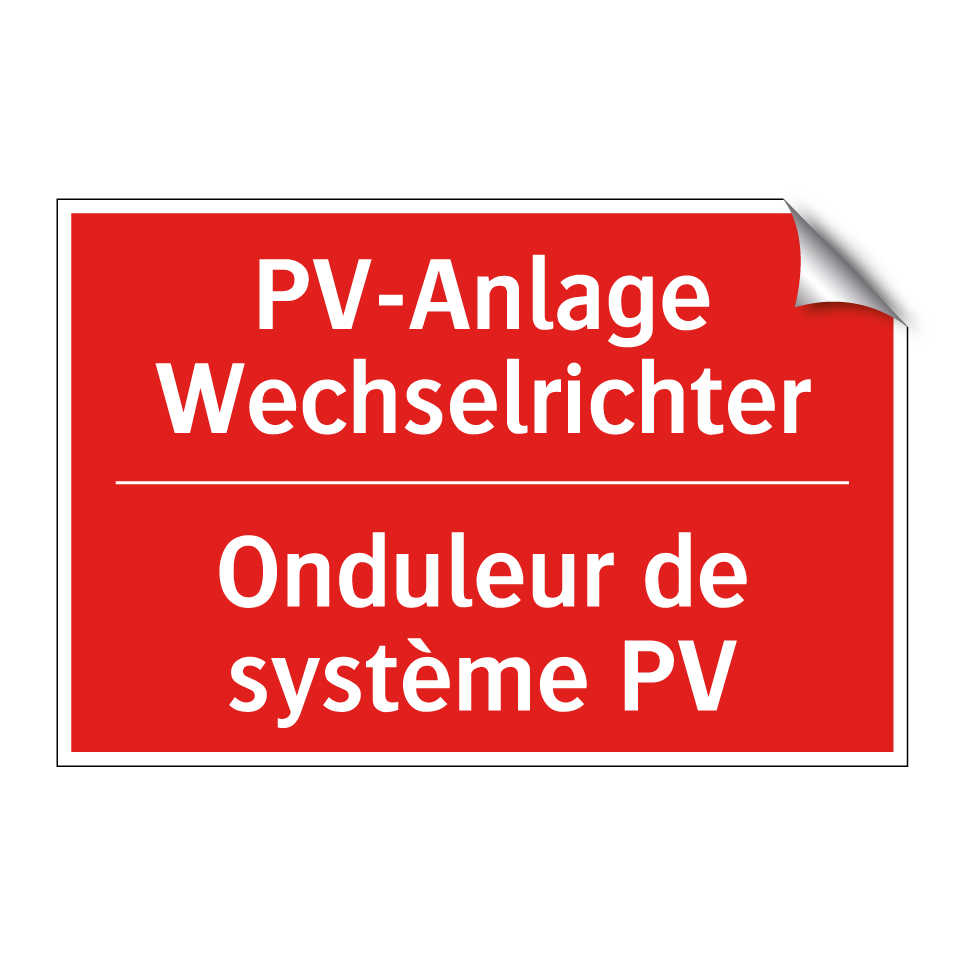PV-Anlage Wechselrichter - Onduleur de système PV