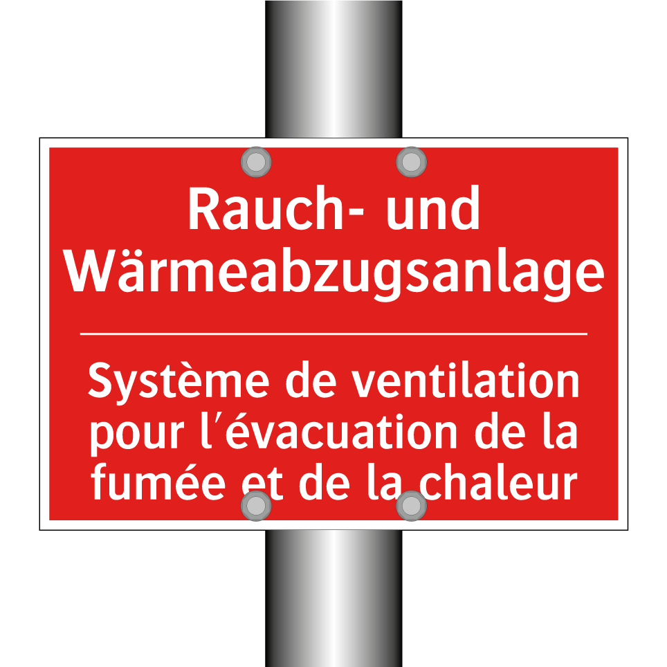 Rauch- und Wärmeabzugsanlage - Système de ventilation pour l'évacuation  /.../