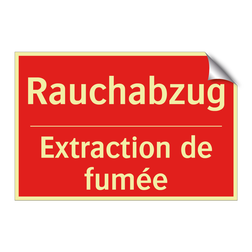 Rauchabzug - Extraction de fumée