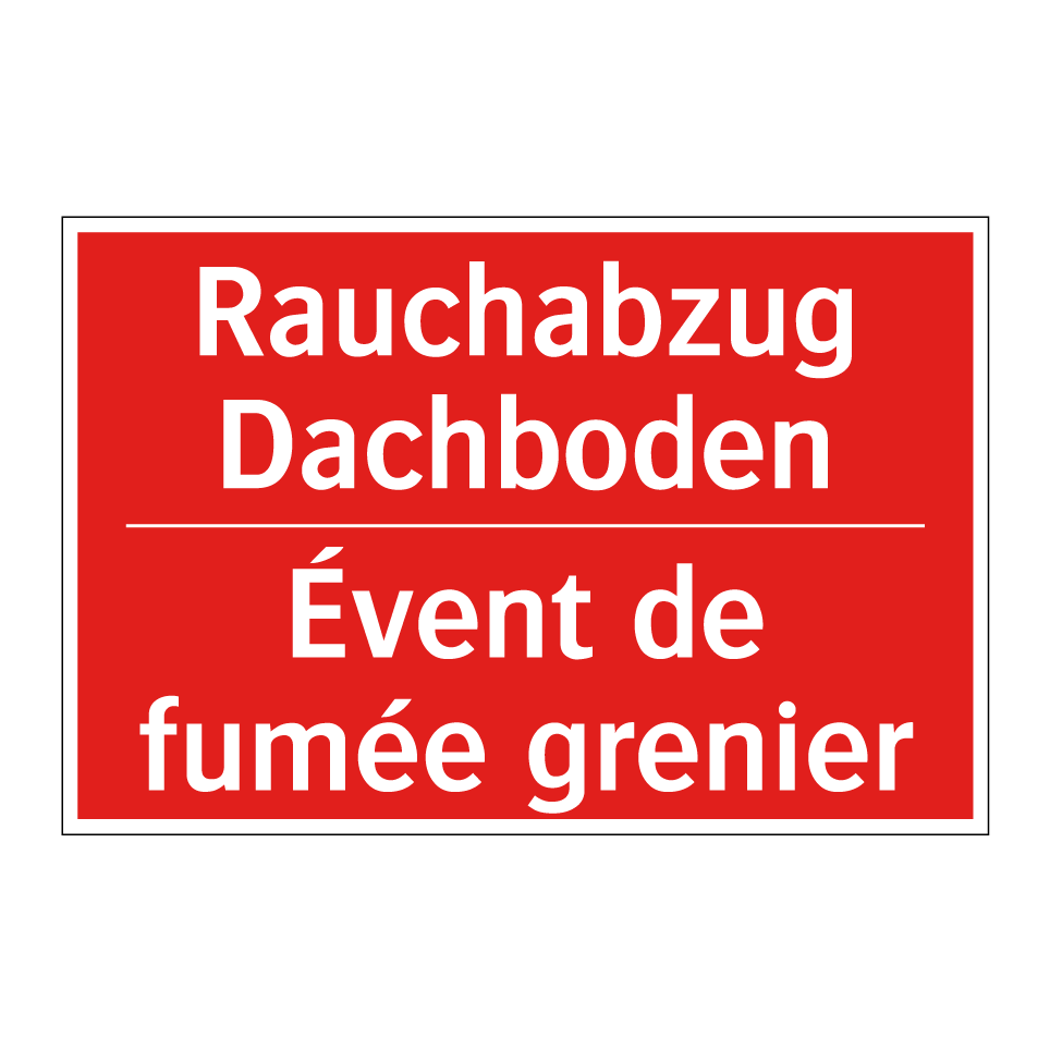Rauchabzug Dachboden - Évent de fumée grenier