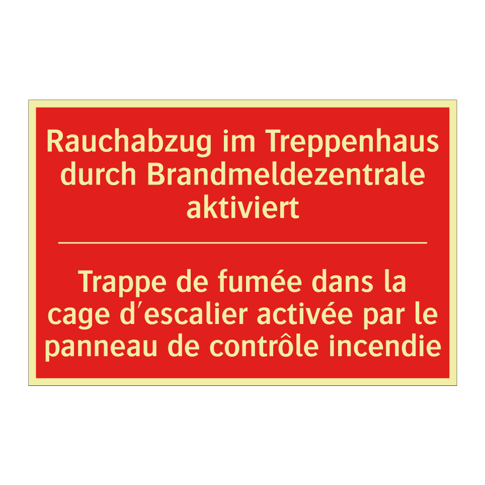 Rauchabzug im Treppenhaus durch  /.../ - Trappe de fumée dans la cage d'escalier  /.../