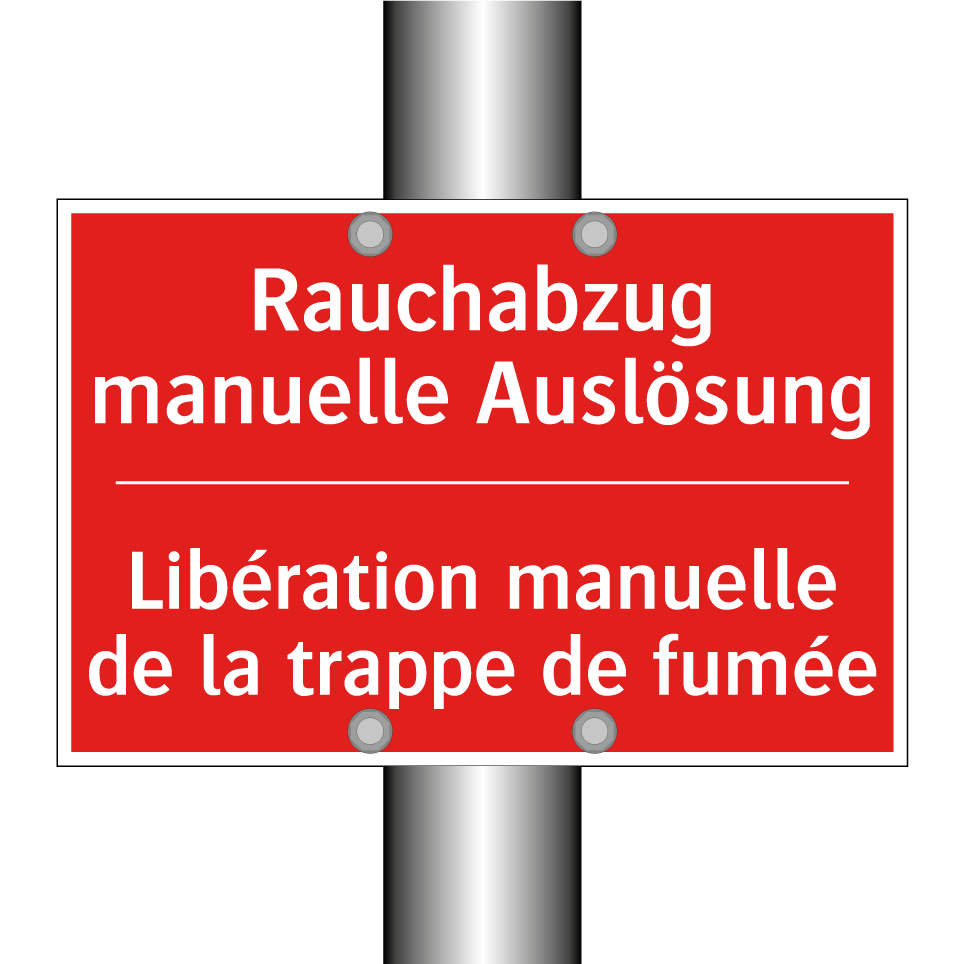 Rauchabzug manuelle Auslösung - Libération manuelle de la trappe  /.../