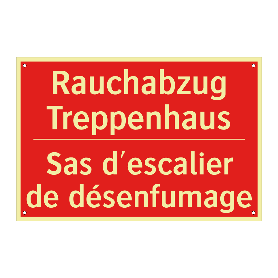 Rauchabzug Treppenhaus - Sas d'escalier de désenfumage