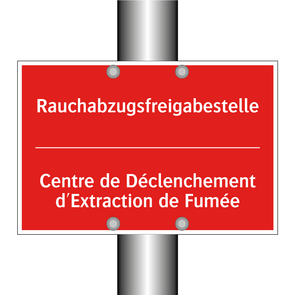 Rauchabzugsfreigabestelle - Centre de Déclenchement d'Extraction  /.../