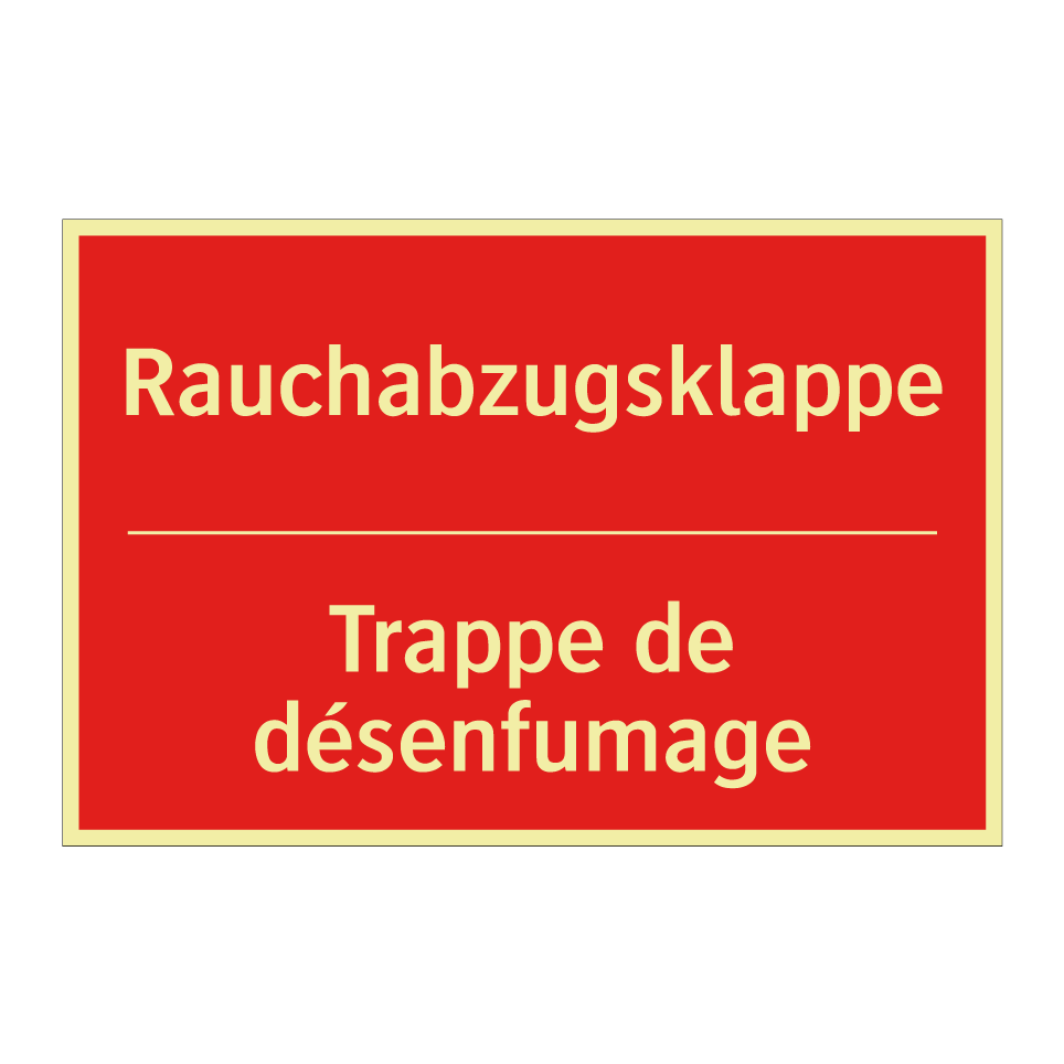 Rauchabzugsklappe - Trappe de désenfumage