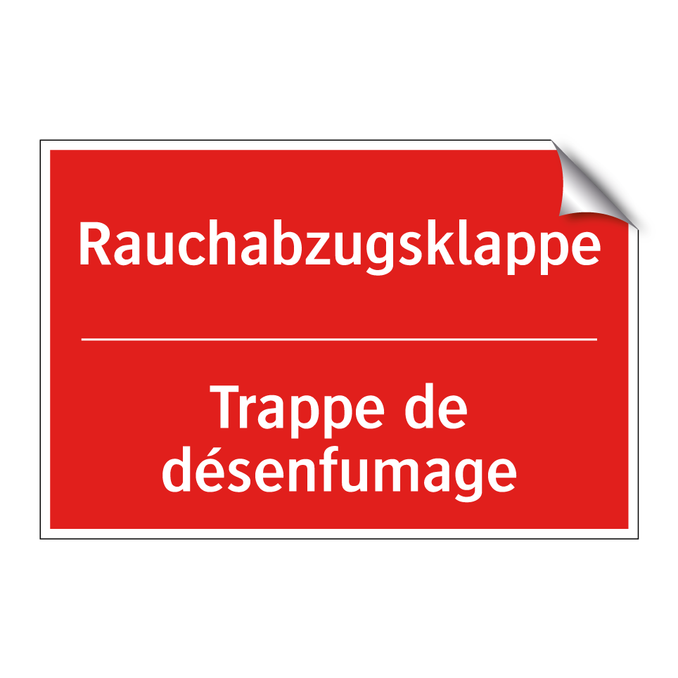 Rauchabzugsklappe - Trappe de désenfumage