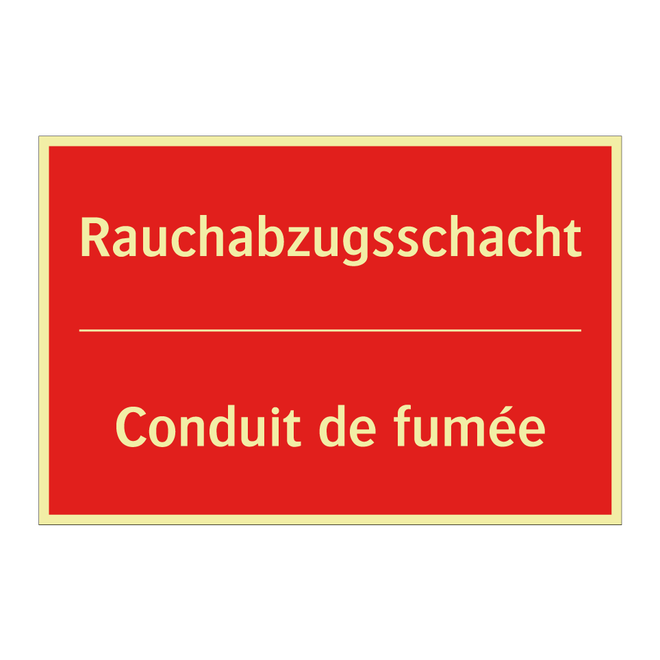 Rauchabzugsschacht - Conduit de fumée