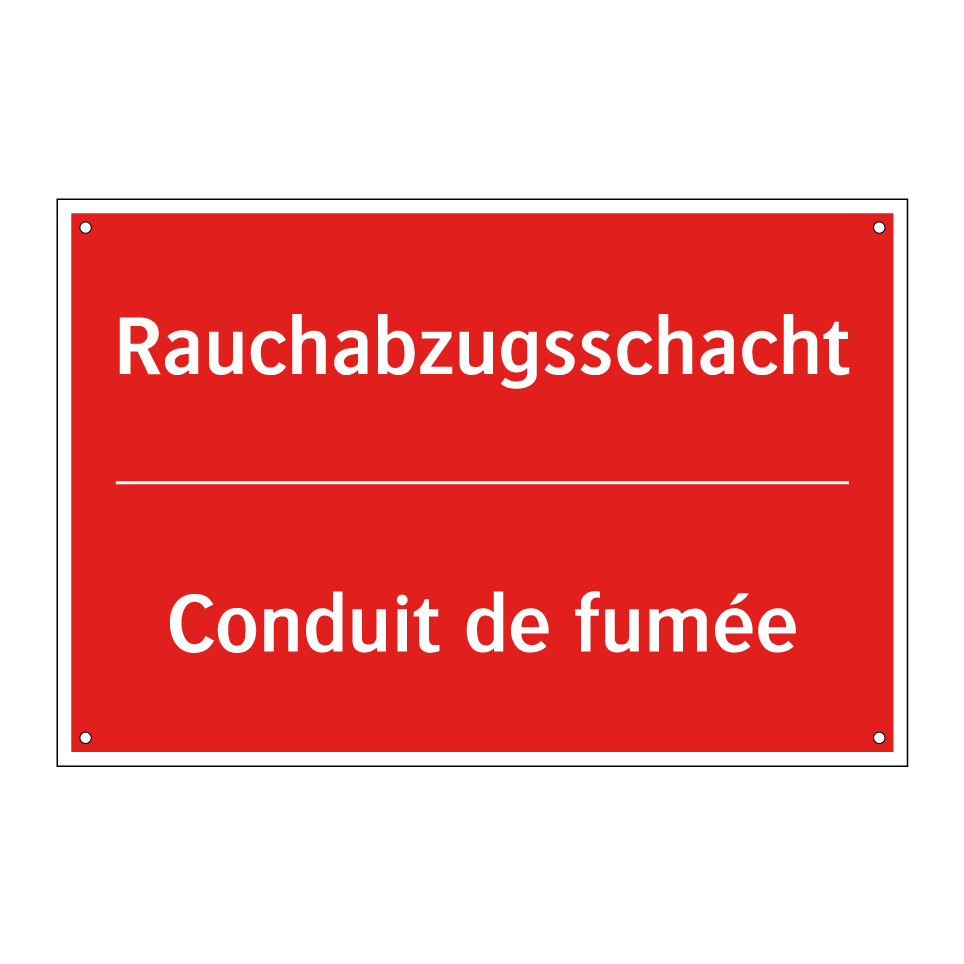 Rauchabzugsschacht - Conduit de fumée