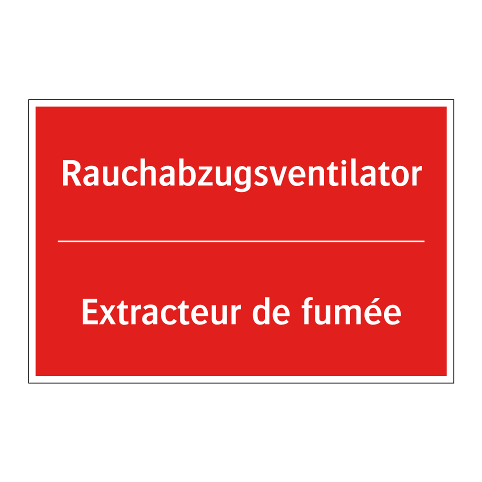 Rauchabzugsventilator - Extracteur de fumée