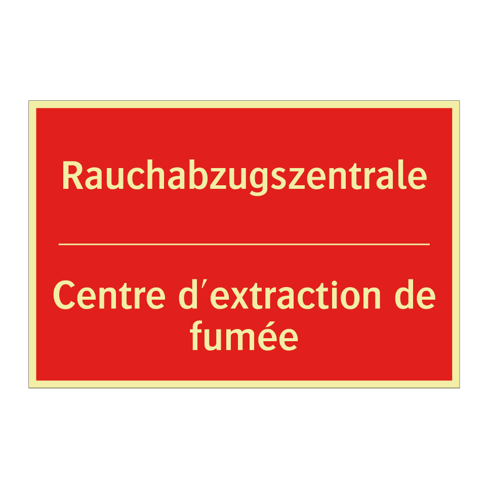 Rauchabzugszentrale - Centre d'extraction de fumée