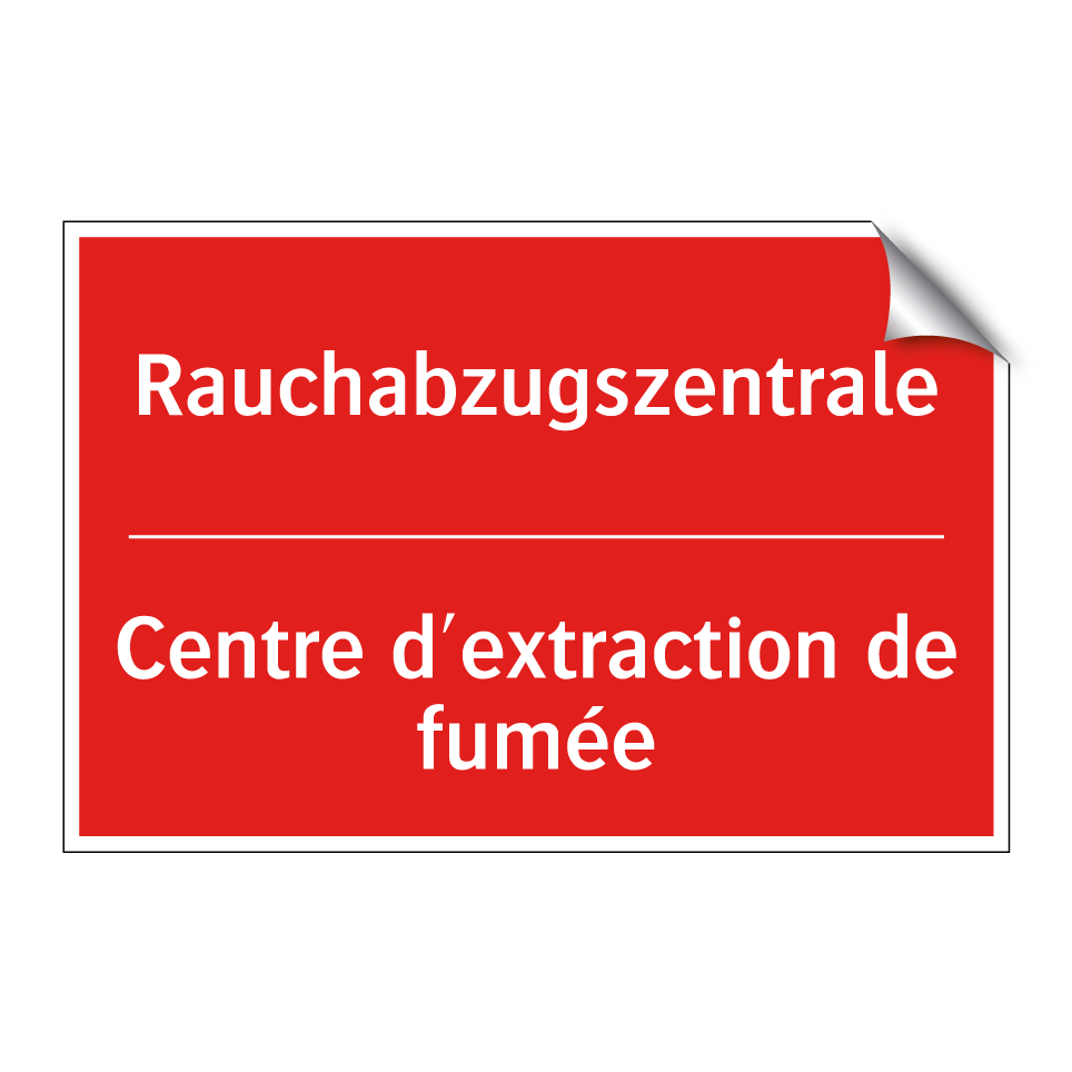 Rauchabzugszentrale - Centre d'extraction de fumée