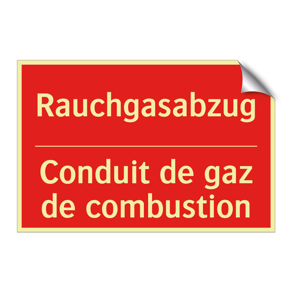 Rauchgasabzug - Conduit de gaz de combustion