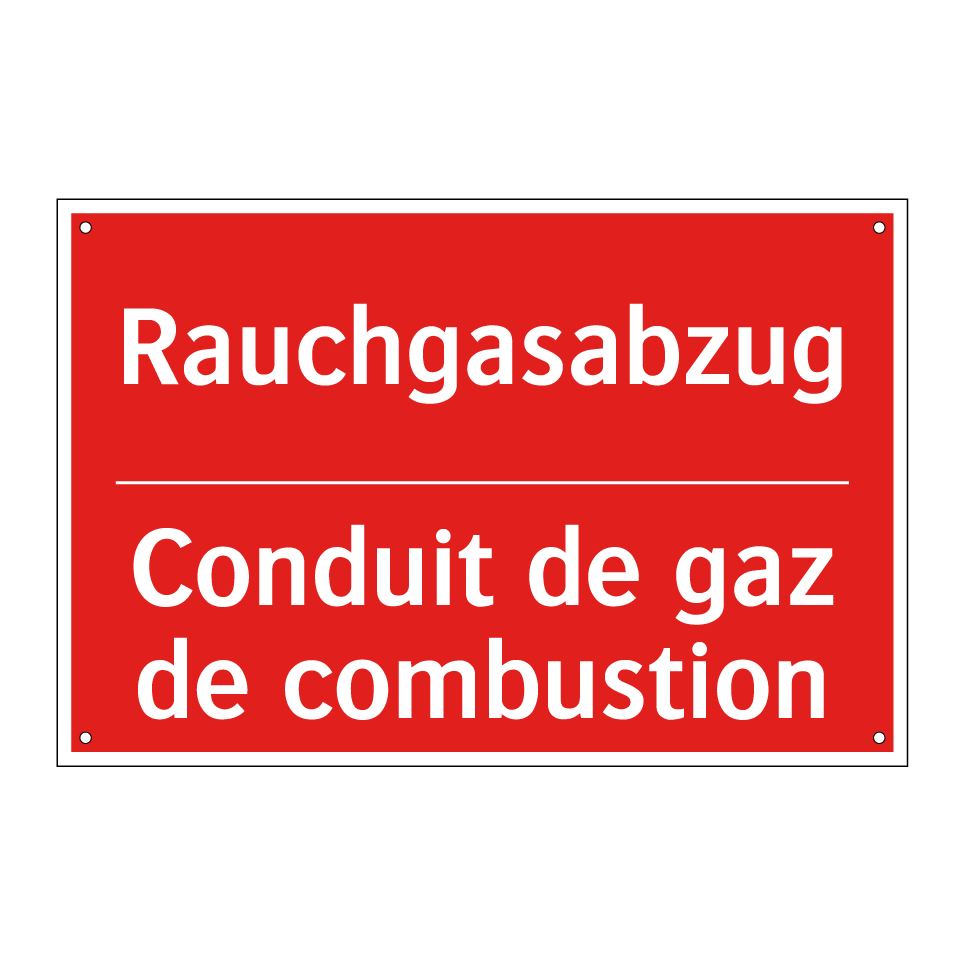 Rauchgasabzug - Conduit de gaz de combustion