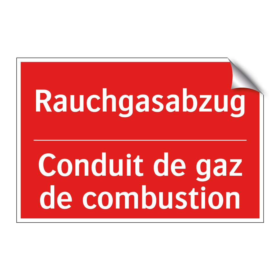 Rauchgasabzug - Conduit de gaz de combustion