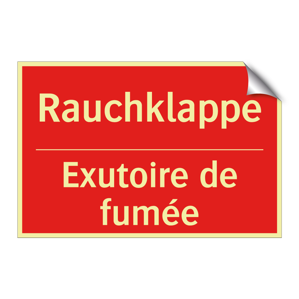 Rauchklappe - Exutoire de fumée