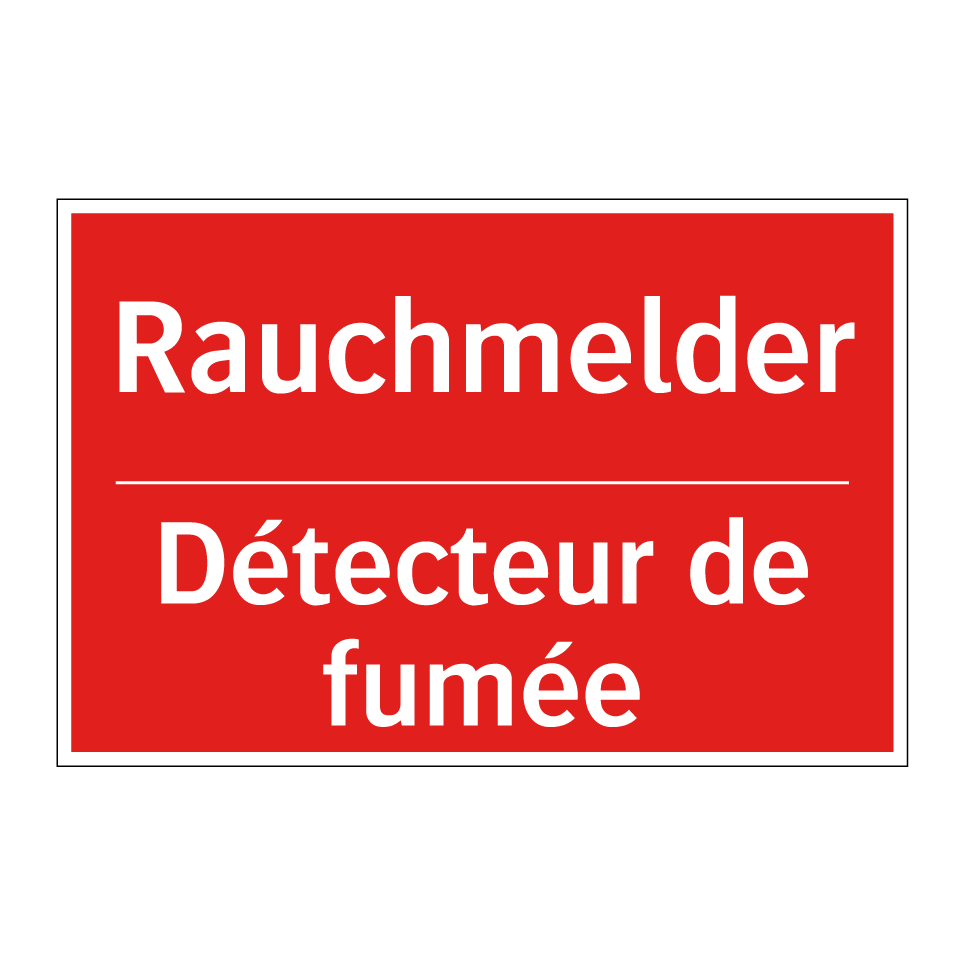 Rauchmelder - Détecteur de fumée