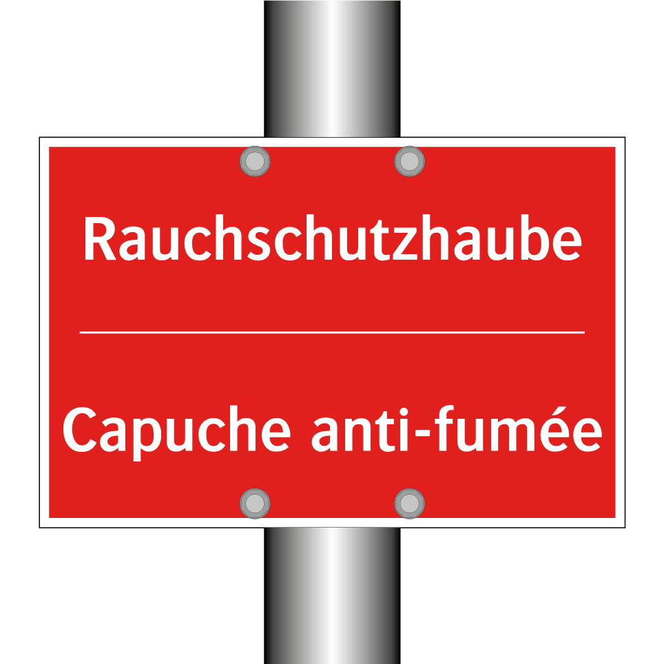 Rauchschutzhaube - Capuche anti-fumée