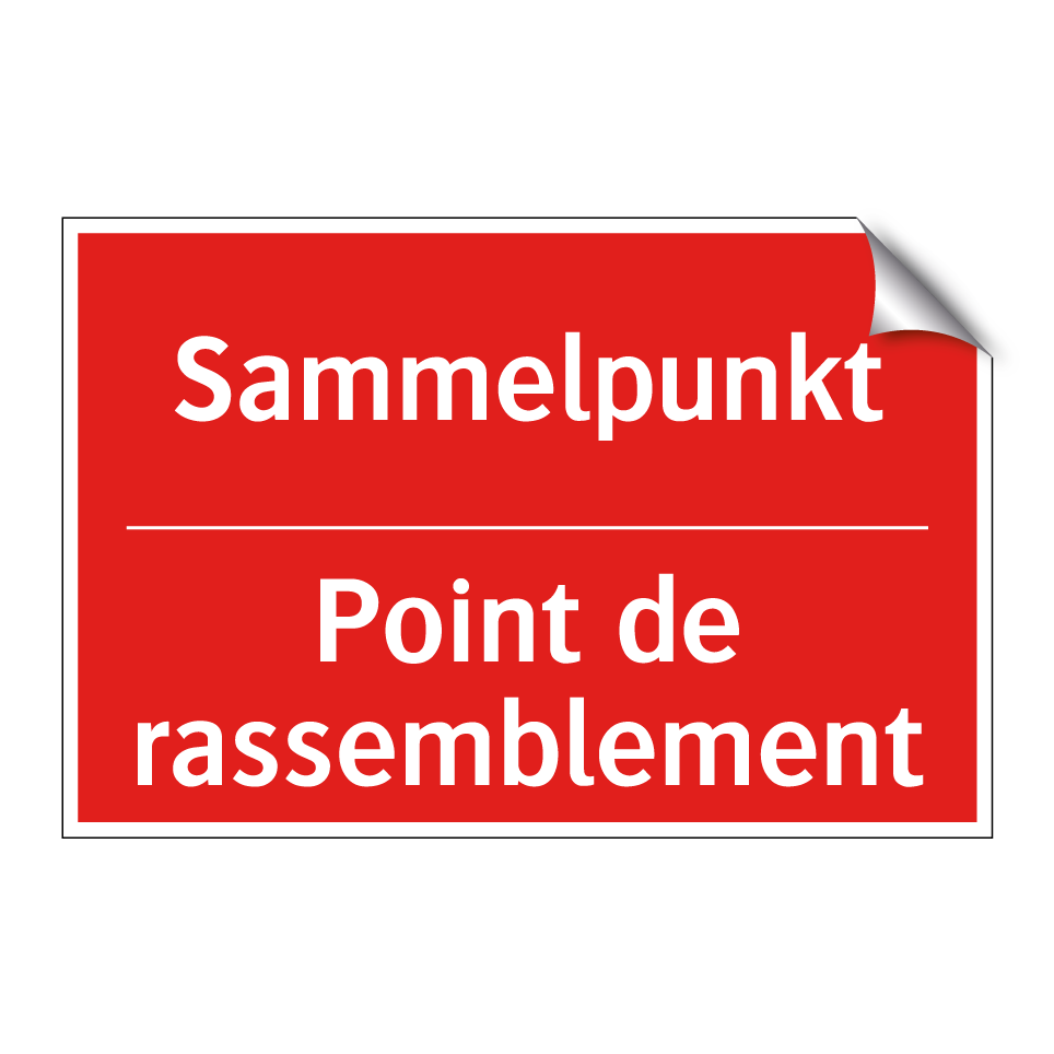Sammelpunkt - Point de rassemblement