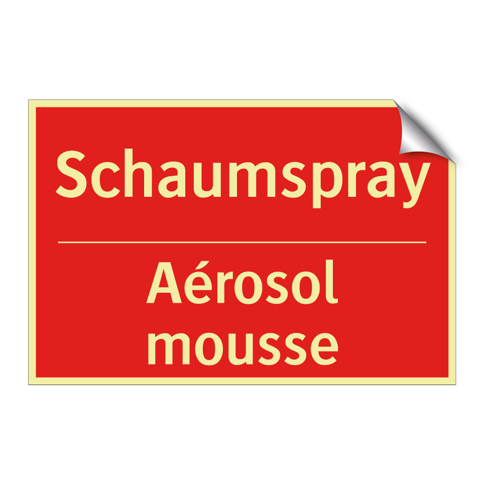 Schaumspray - Aérosol mousse
