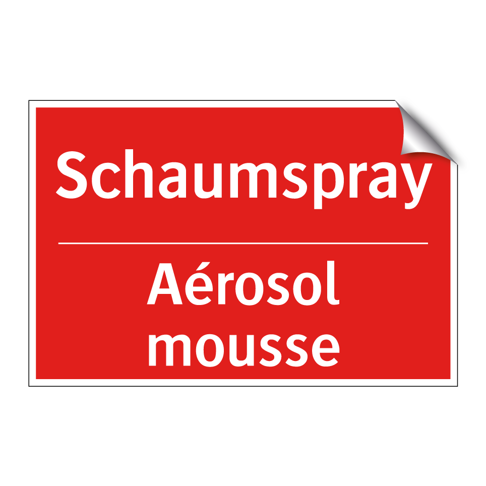 Schaumspray - Aérosol mousse