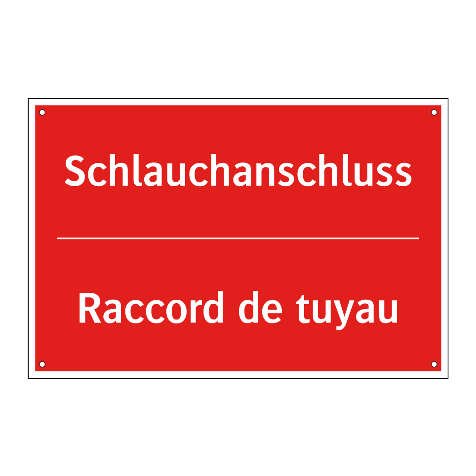 Schlauchanschluss - Raccord de tuyau