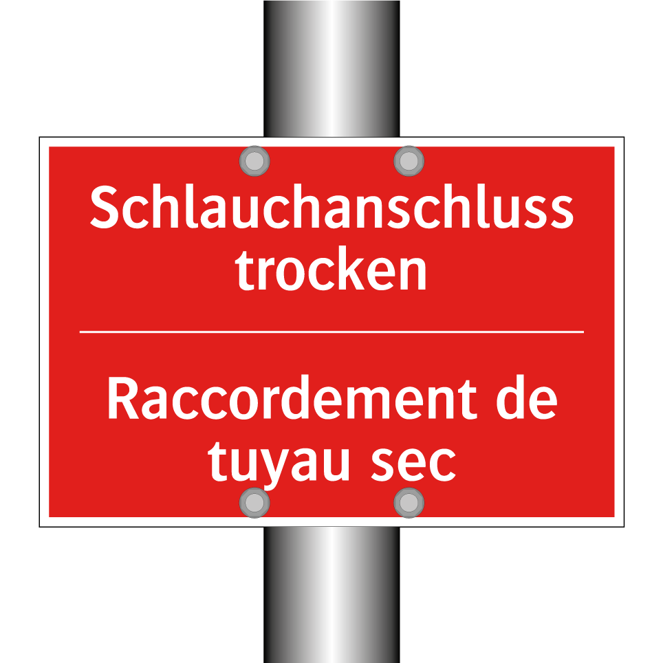 Schlauchanschluss trocken - Raccordement de tuyau sec