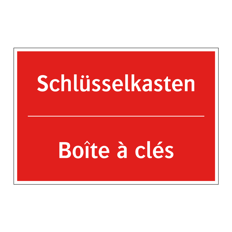 Schlüsselkasten - Boîte à clés