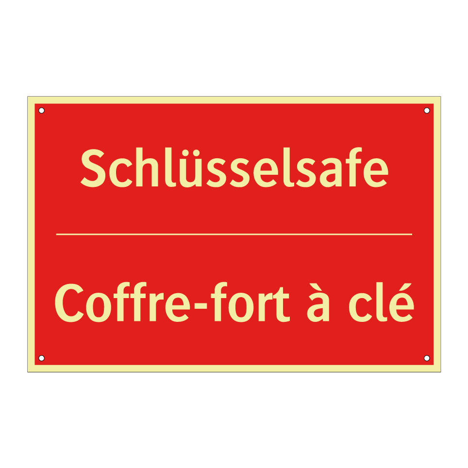 Schlüsselsafe - Coffre-fort à clé