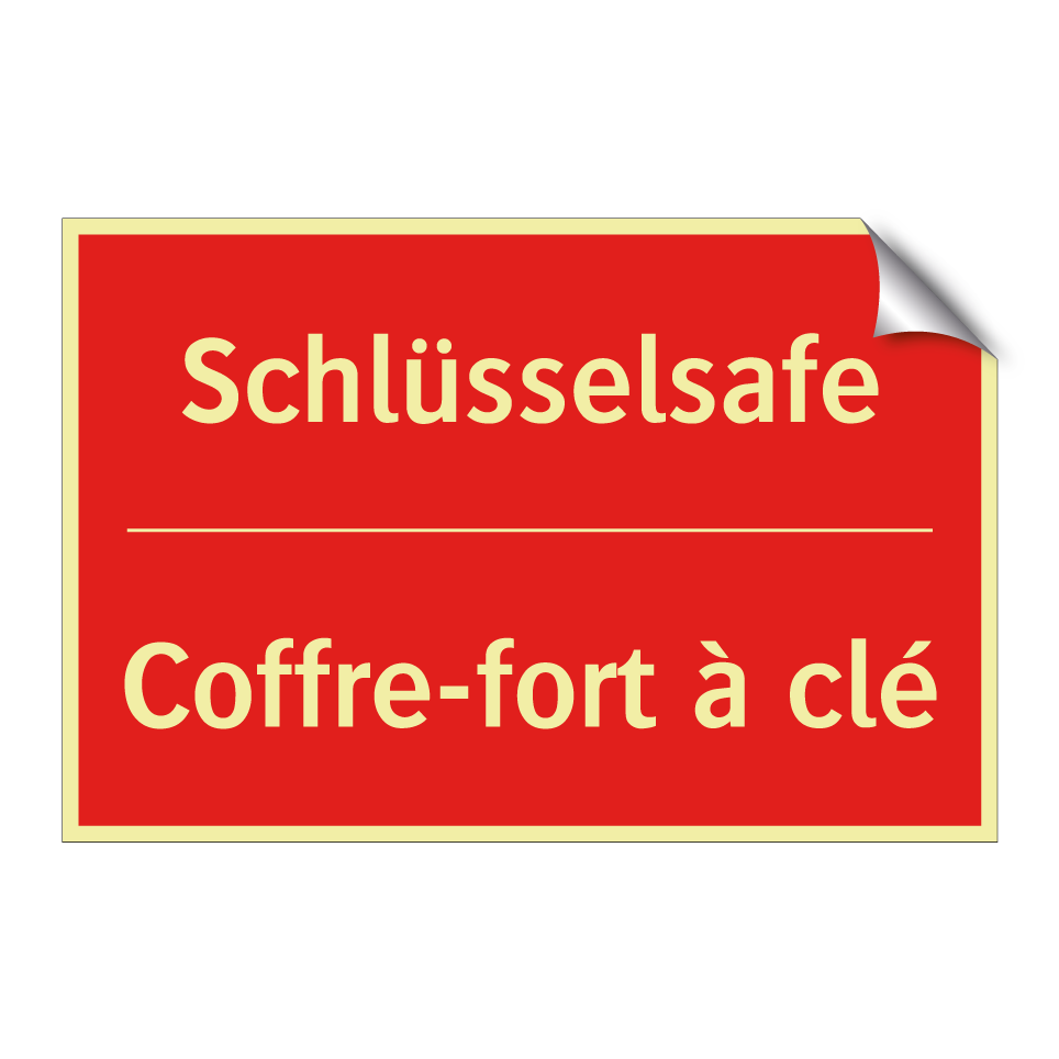 Schlüsselsafe - Coffre-fort à clé