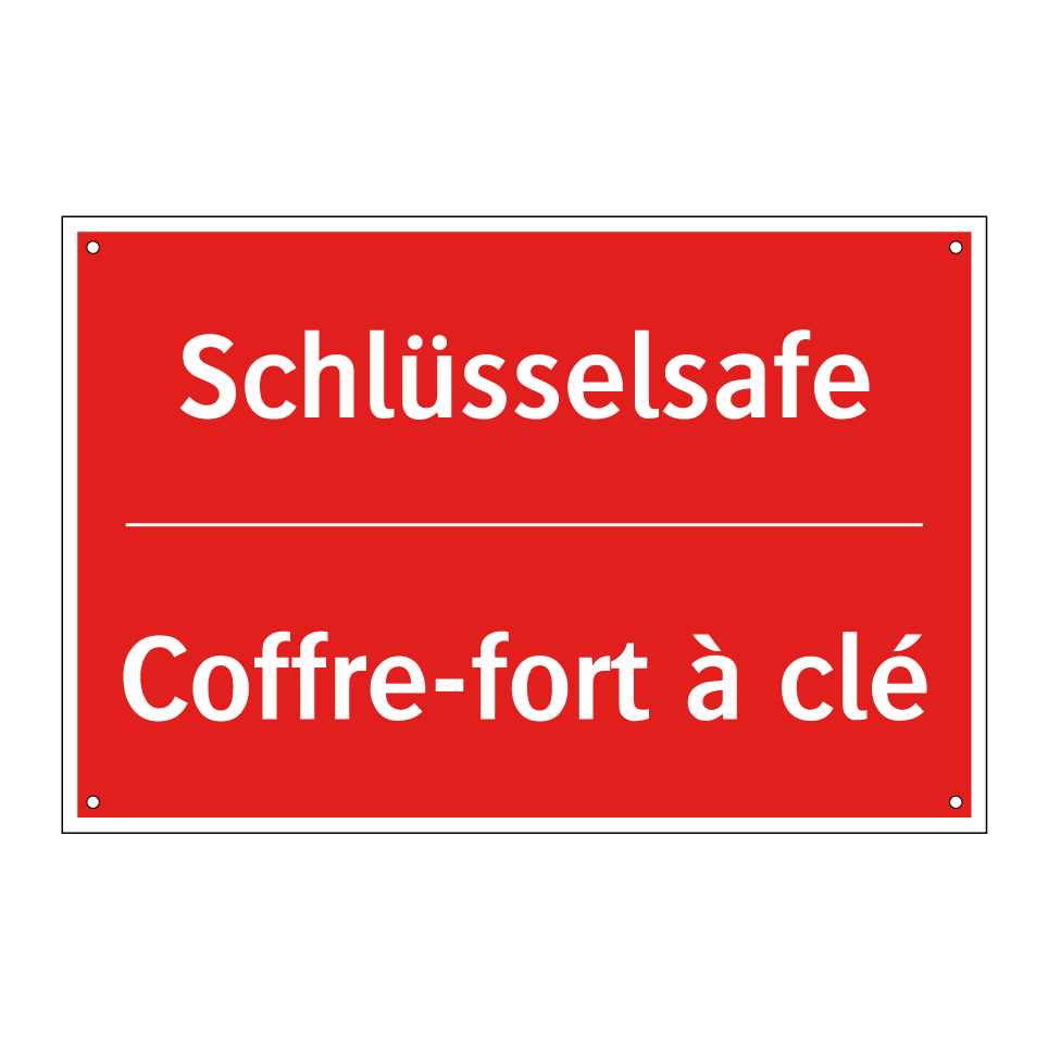 Schlüsselsafe - Coffre-fort à clé