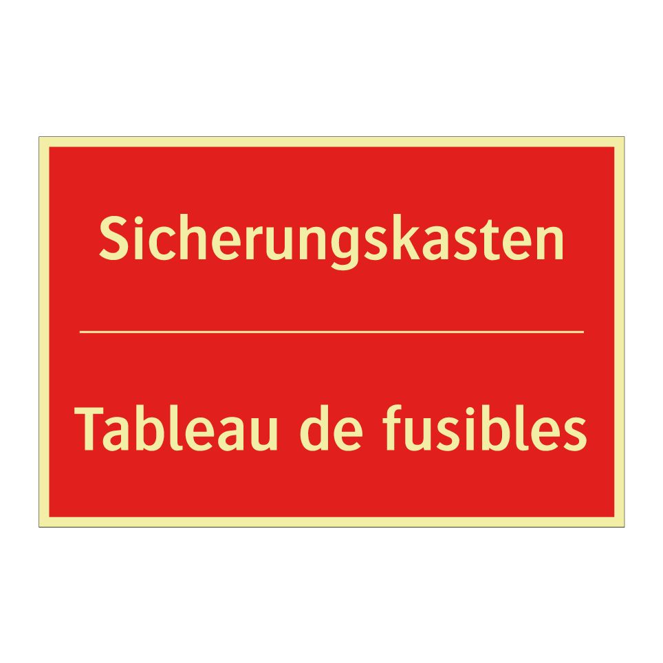 Sicherungskasten - Tableau de fusibles