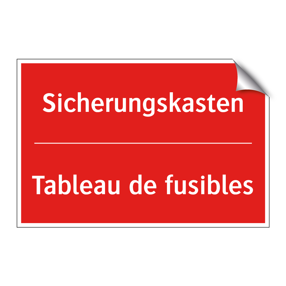 Sicherungskasten - Tableau de fusibles