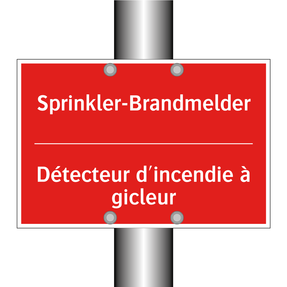 Sprinkler-Brandmelder - Détecteur d'incendie à gicleur