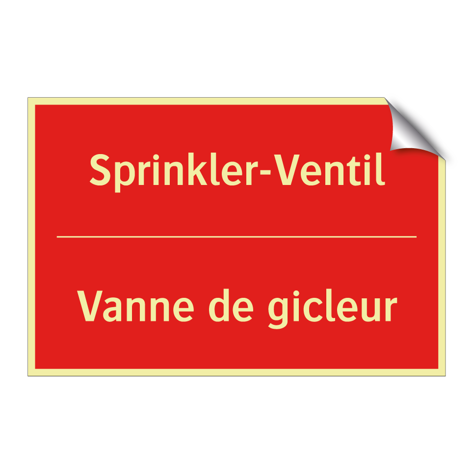 Sprinkler-Ventil - Vanne de gicleur
