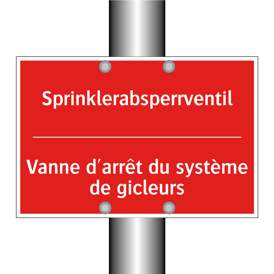 Sprinklerabsperrventil - Vanne d'arrêt du système de gicleurs /.../