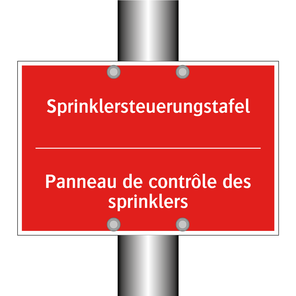 Sprinklersteuerungstafel - Panneau de contrôle des sprinklers /.../