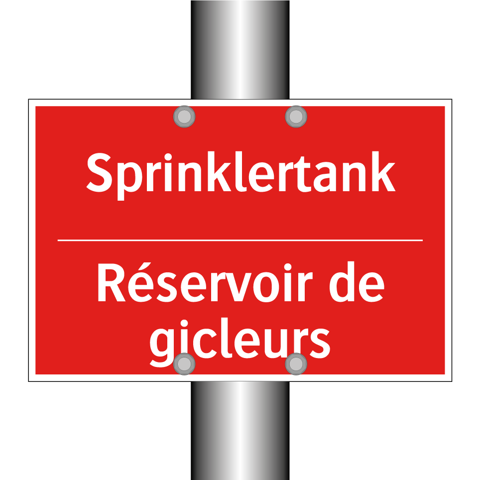 Sprinklertank - Réservoir de gicleurs