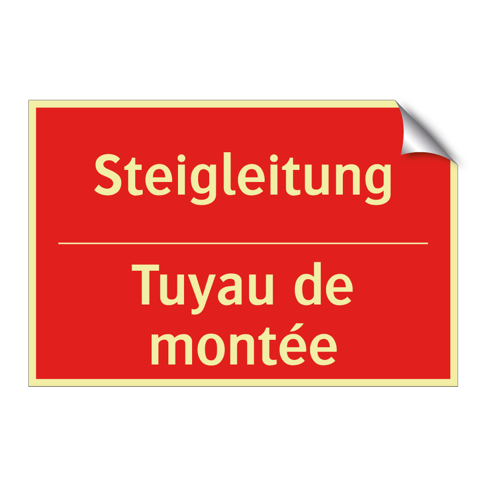 Steigleitung - Tuyau de montée