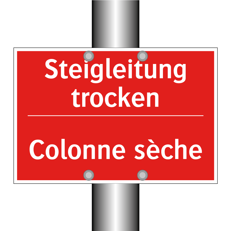 Steigleitung trocken - Colonne sèche