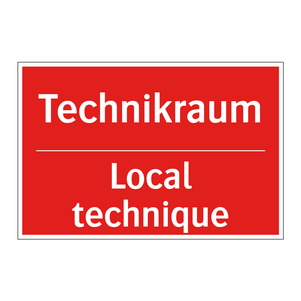 Technikraum - Local technique