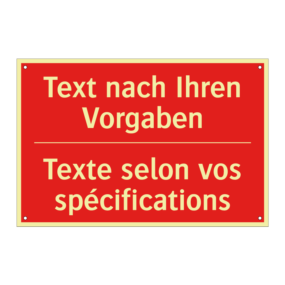 Text nach Ihren Vorgaben - Texte selon vos spécifications